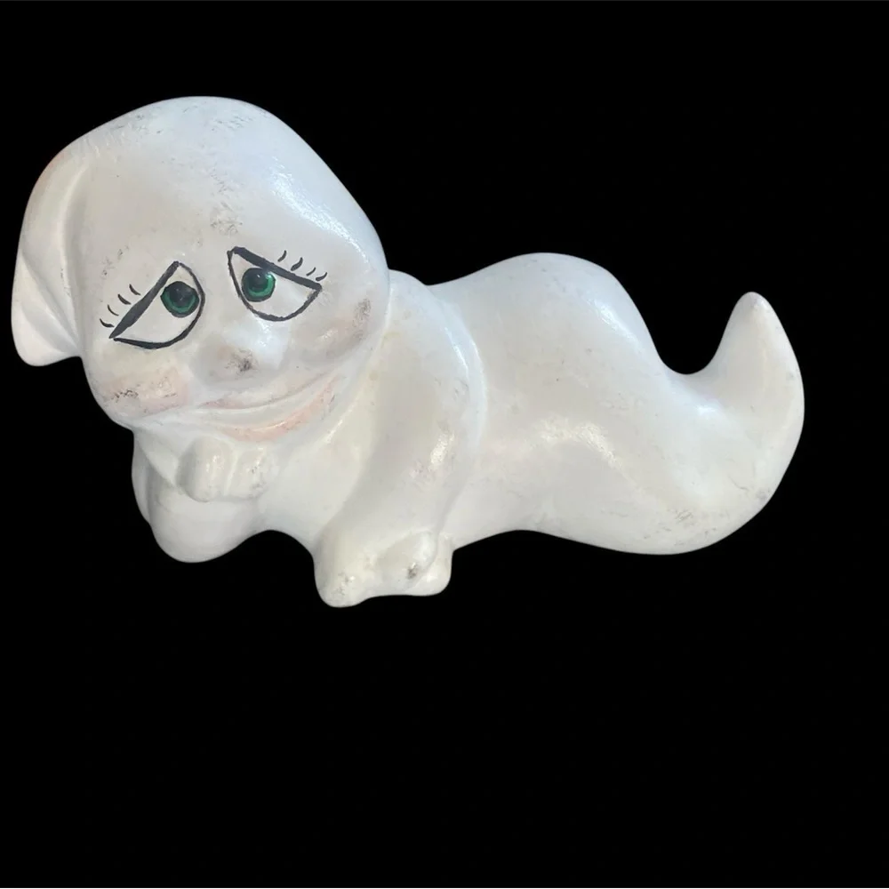 Vintage Halloween Ceramic ghosts and witch